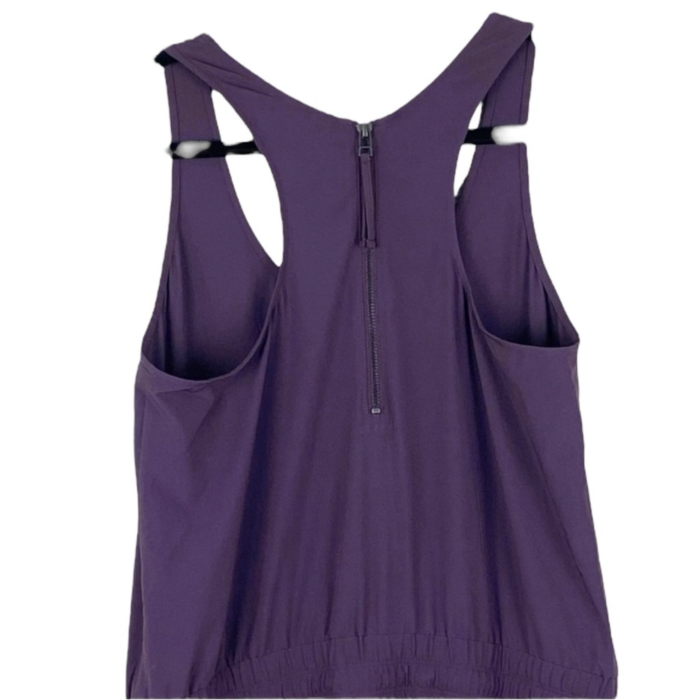 ATHLETA Revive Wide Leg Travel Jumpsuit in Agate (Eggplant) Size 10 -- WOW WOW!! - Picture 8 of 14